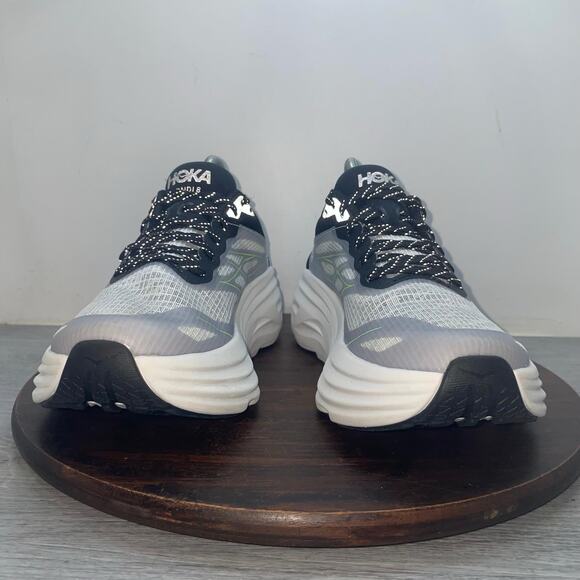 Hoka One Bondi 8 TS Caged Size Men’s 7 White Tart Apple Running Shoes 1155391 main image 7